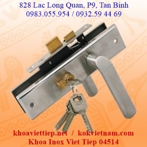 Khóa cửa Việt Tiệp tay gạt 04514