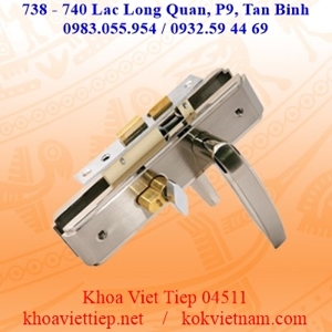 Khóa cửa Việt Tiệp tay gạt 04511