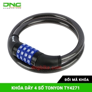 Khóa dây cáp TonYon mật khẩu TY4271