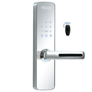 Khóa điện tử PHGLock KR7153W Silver Mica gương