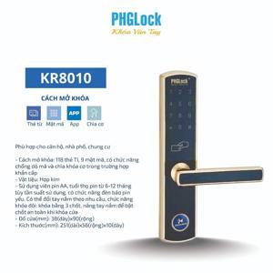 Khóa mã số thẻ cảm ứng PHGlock KR8010