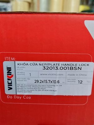 Khóa nẹp Vickini 32013.001 MSB