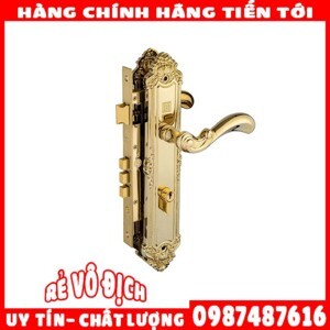 Khóa tay nắm HC 8529 mạ vàng PVD
