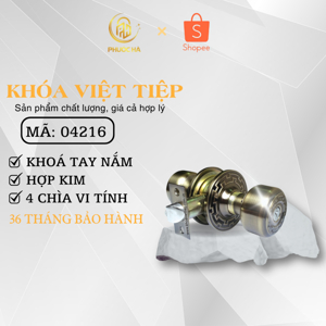 Khóa tay nắm tròn Việt Tiệp 04216