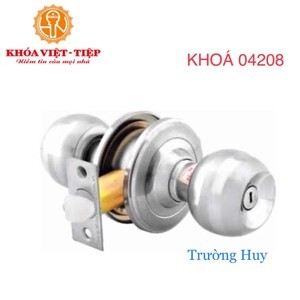 Khóa tay nắm tròn Việt Tiệp 04208 (WC)