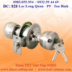 Khóa tay nắm tròn Việt Tiệp 04203