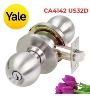 Khóa tay nắm tròn Yale CA4142 US32D