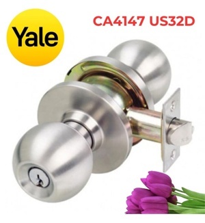 Khóa tay nắm tròn Yale CA4147 US32D