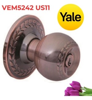 Khóa tay nắm tròn Yale VEM5242 US11