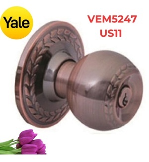 Khóa tay nắm tròn Yale VEM5247 US11