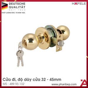 Khóa tay tròn màu đồng bóng DIY Häfele 489.93.132