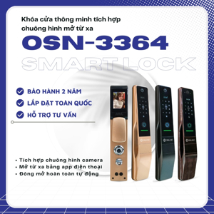 Khóa thông minh có màn hình camera OSN-3364