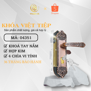 Khoá thông phòng hợp kim Việt Tiệp 04351