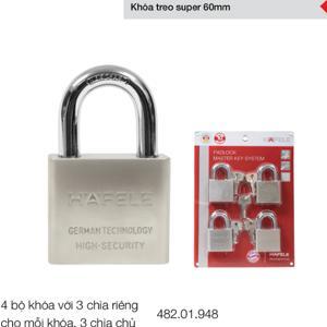 Khóa treo Boron MK Hafele S604 482.01.948