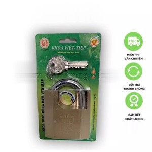 Khóa treo đồng bấm chống cắt Việt Tiệp VT 0162P