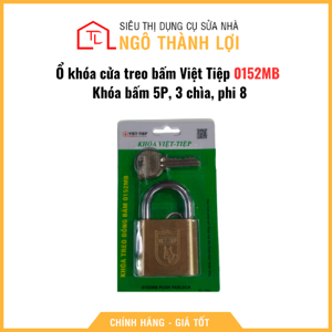 Khoá treo đồng bấm Việt Tiệp 0152MB