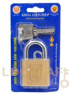 Khoá treo đồng bấm Việt Tiệp 0138MB