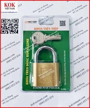 Khóa treo đồng bấm Việt Tiệp 01527
