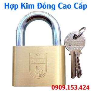 Khóa treo đồng bấm Việt Tiệp 1466/38MB