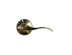 Khóa tròn gạt màu đồng bóng Yale VL6547US3