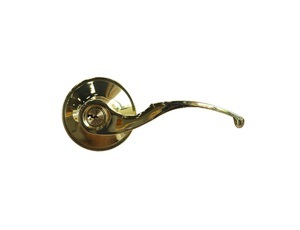 Khóa tròn gạt màu đồng bóng Yale VL6557US3