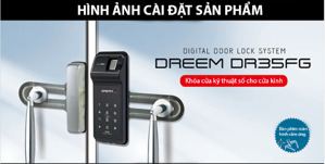 Khóa vân tay cửa kính Dream DR35FG
