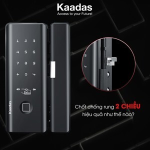 Khóa vân tay cửa kính Kaadas M500