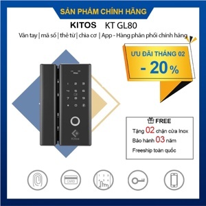 Khóa vân tay cửa kính Kitos KT-GL80