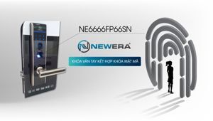 Khóa vân tay kết hợp mật mã NewEra NE6666FP66SN