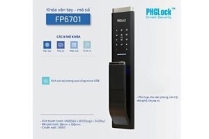 Khóa vân tay PHGLock FP6701
