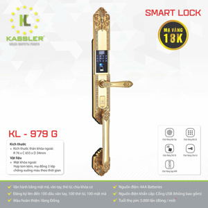 Khóa vân tay tân cổ Kassler KL-979
