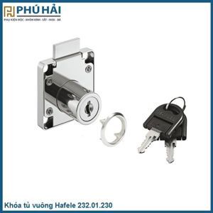 Khóa vuông chìa nhựa Häfele 32mm 232.01.230