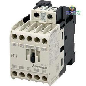 Khởi động từ Mitsubishi 110V 12A S-T12 AC100V 2B
