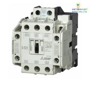 Khởi động từ Mitsubishi 380V 22A S-T21 AC400V 2A2B