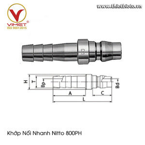 Khớp nối nhanh Nitto 800PH