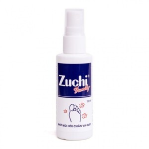 Khử mùi hôi chân và giày dạng xịt Zuchi Family 50ml