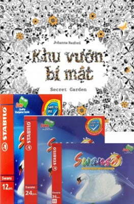 Khu vườn bí mật - Sách tô màu dành cho người lớn