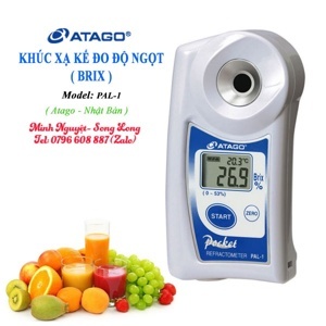 Khúc xạ kế đo độ ngọt điện tử ATAGO PAL-1