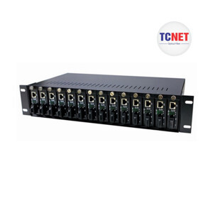 Khung giá 17 khe cắm Management Media Converter WINTOP YT-81/7-2A
