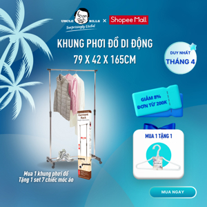 Khung phơi đồ có bánh xe Uncle Bills US1315