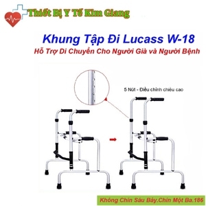 Khung tập đi có phanh Lucass W18