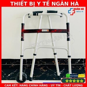 Khung tập đi nhôm bánh lớn Lucass W-57