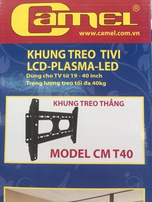 Khung treo tivi 19 - 40 inch thẳng camel CMT40