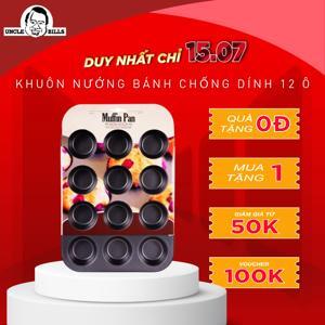 Khuôn Nướng Bánh Chống Dính 12 Khoanh Uncle Bills KC0020