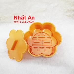 Khuôn xôi hoa mai Vĩnh Trường mặt hoa hồng 15cm