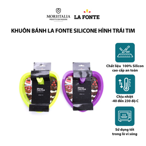 Khuông bánh silicone hình trái tim La Fonte YY20383