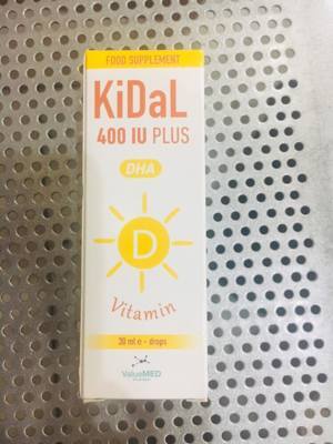 KiDaL 400 IU Plus Siro hỗ trợ phát triển hệ xương răng