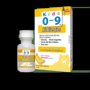 Kids 0-9 All Allergies – Trị các triệu chứng dị ứng thời tiết cho bé 0-9 tuổi