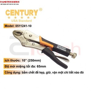 Kìm bấm chết bọc nhựa Century 0511241