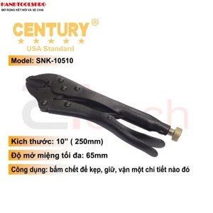 Kìm bấm chết Century SNK-10510, 10"